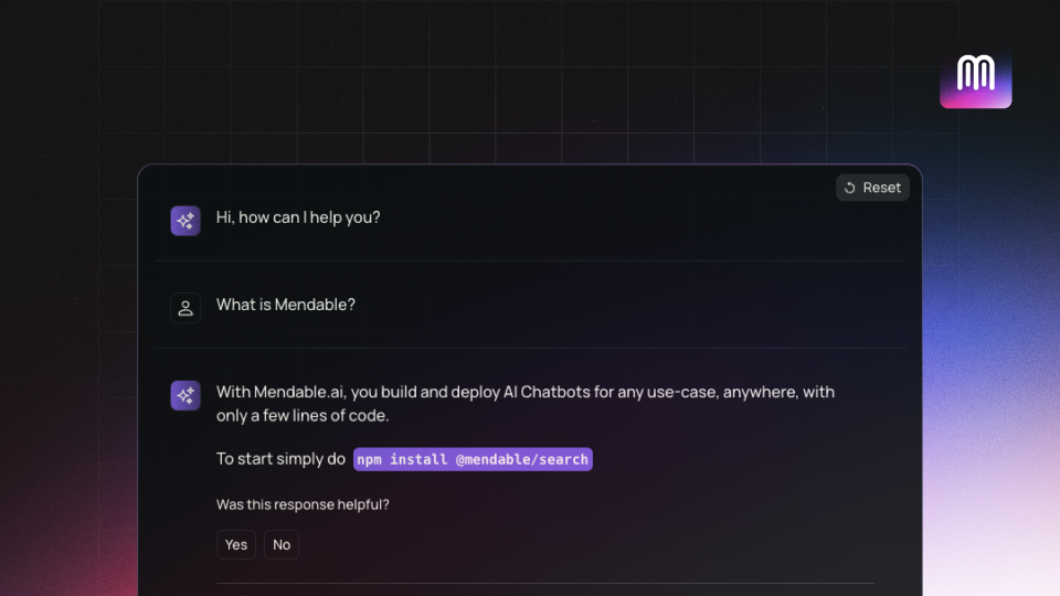 Everything you need to know about Mendable: Build and deploy AI Chat Apps