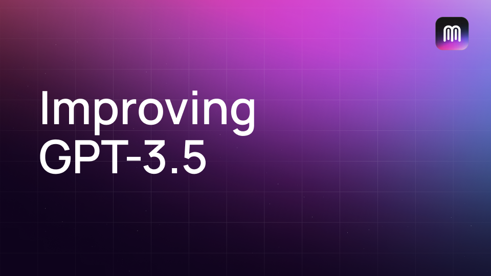 Improving GPT-3.5, Insights from Mendable.ai