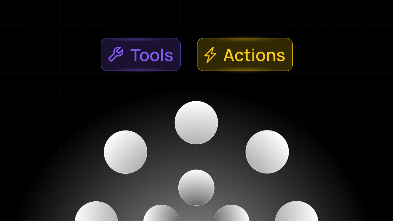 Introducing Tools and Actions image